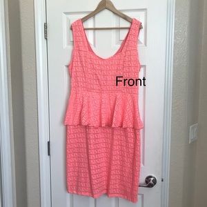 Peachy summer dress